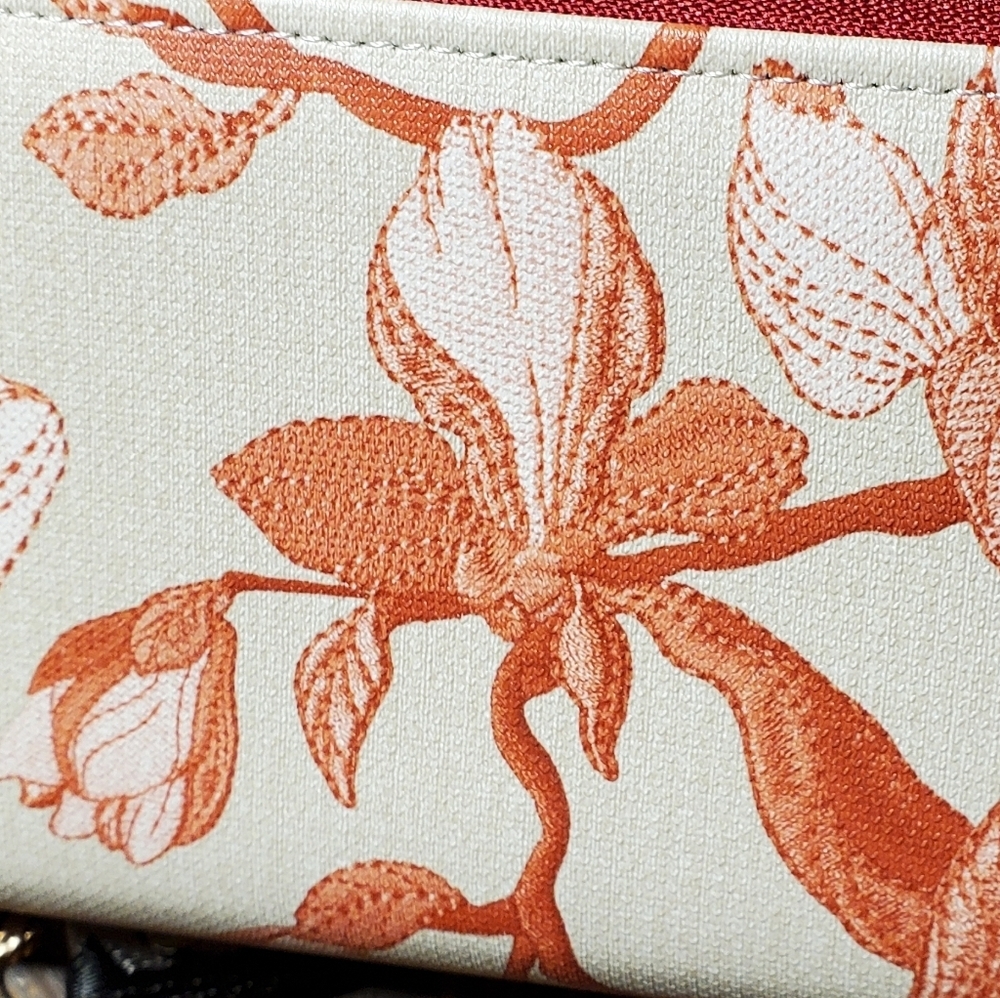 Faux Embroidered Floral Wallet - Picture 10 of 10